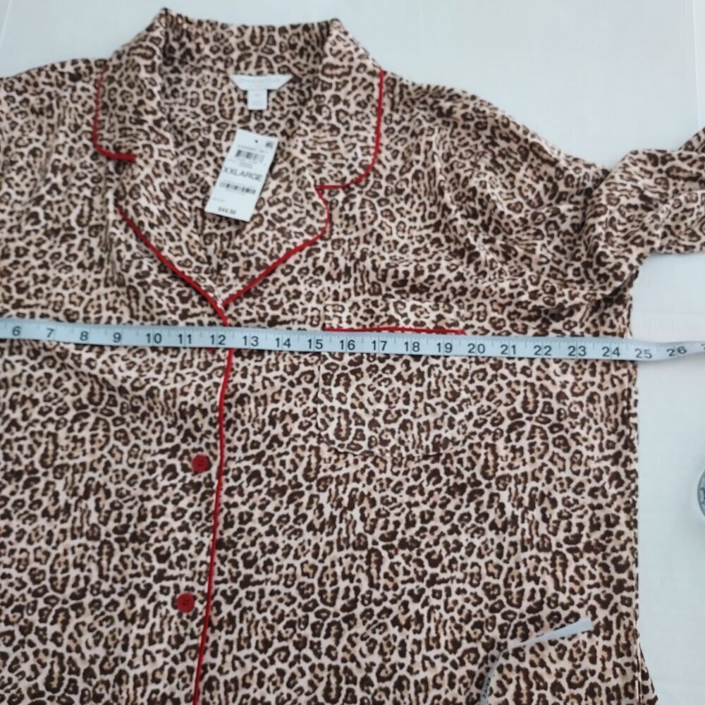Charter Club Leopard Print Sleepshirt Size XXL - Picture 6 of 8